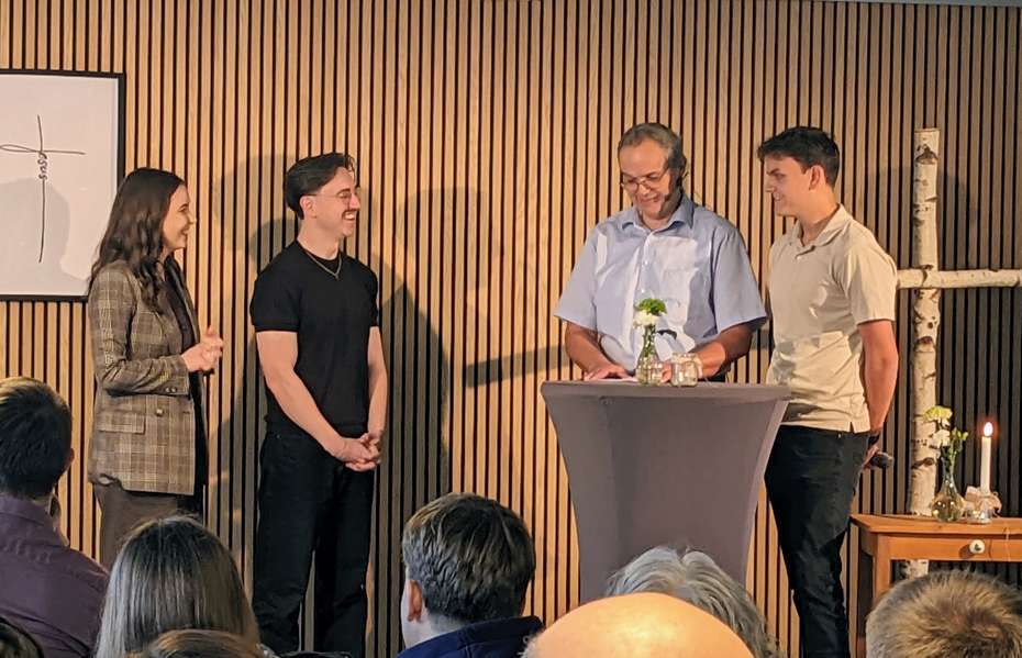 Ein Bild von der Verabschiedung